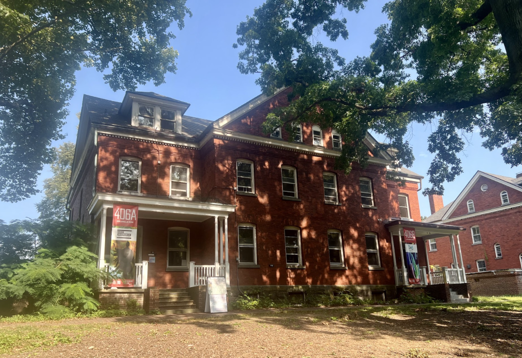 The Climate Imaginarium house on Governors Island.